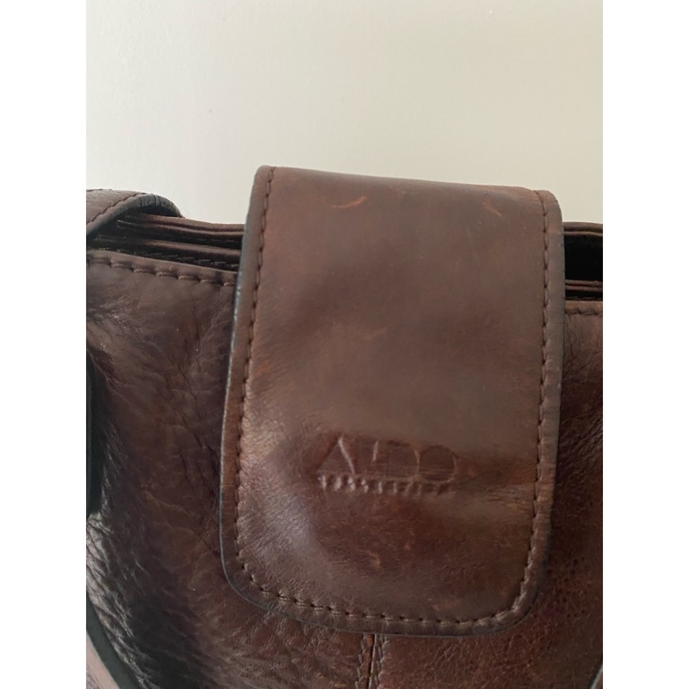 ALDO VINTAGE 90s genuine leather brown purse bag - Picture 11 of 15